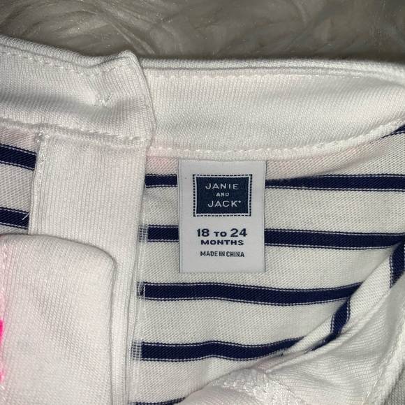 Janie & Jack Striped Summer Dress/Cover-up - Picture 4 of 5